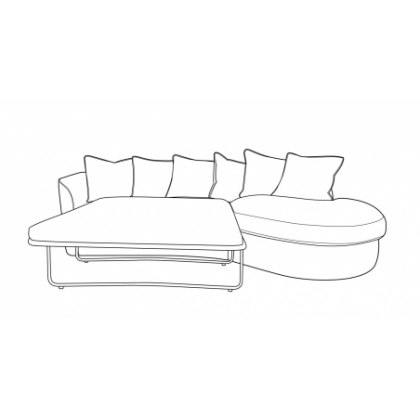 Emma Chaise Sofabed with Storage