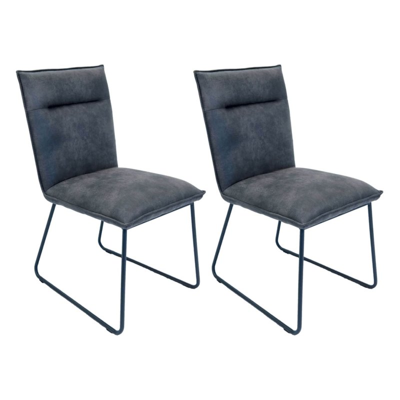 Kent Dining Chair - Grey Suede Kent Dining Chair - Grey Suede
