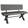 Fishbourne 140cm Upholstered Bench with Back