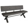 Fishbourne 180cm Upholstered Bench With Back