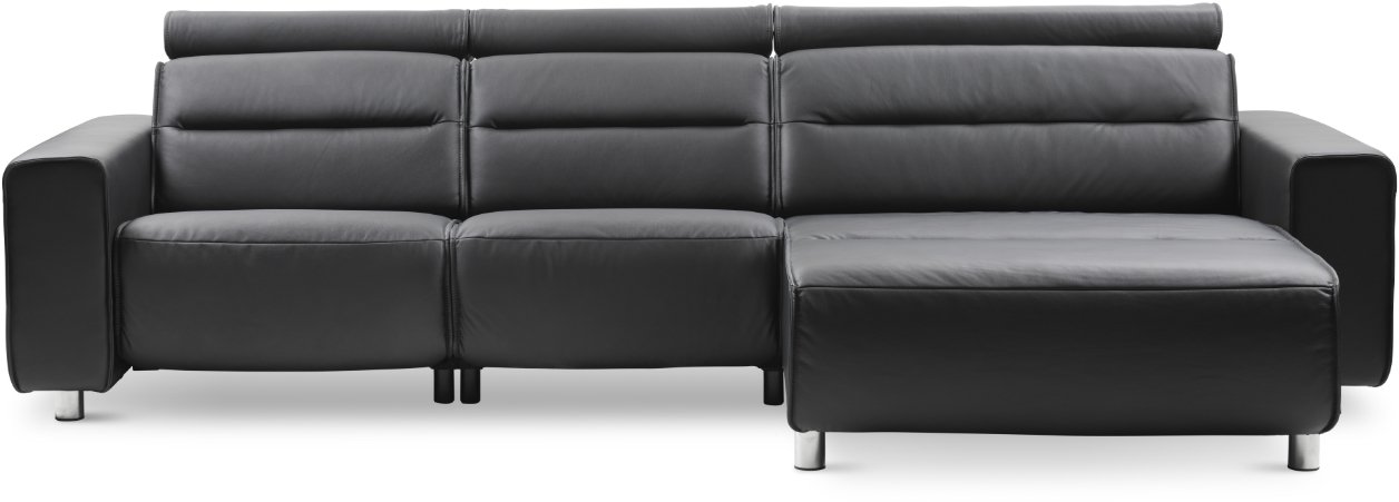 Stressless Emily 2 Seater, 2Power with Large Longseat RHF - Solent