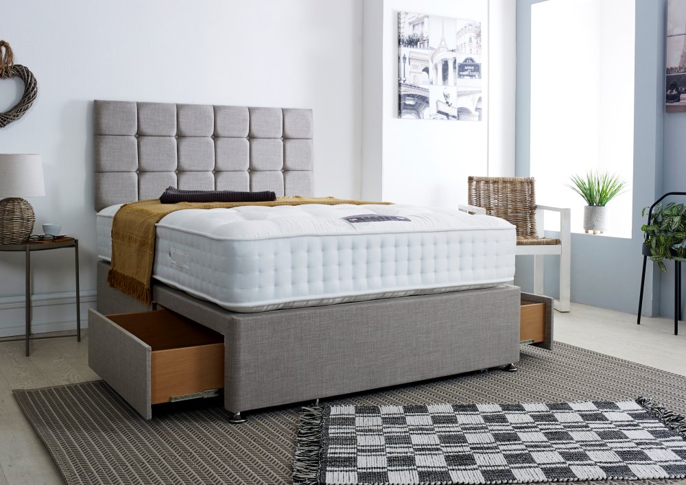 Divan Platform Solent Collection - Opal Platform Top Divan Set - Solent Beds ...
