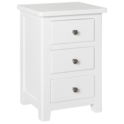 Wellow Painted 3 Drawer Bedside