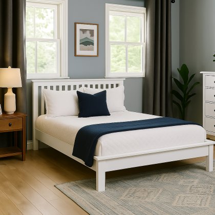 Wellow Painted Bedframe Wellow Painted Bedframe