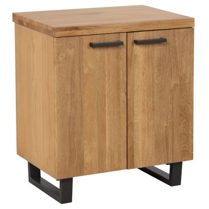 Fishbourne Oak 2 Door Storage Cabinet