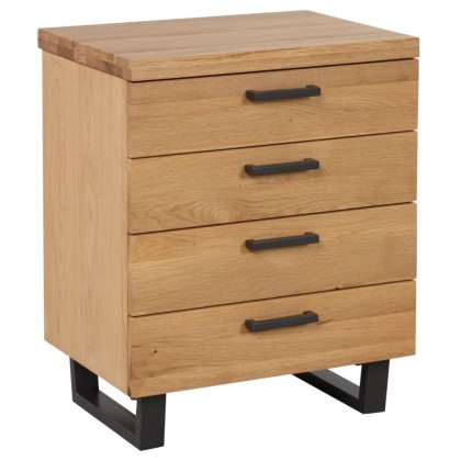 Fishbourne Oak 4 Drawer Chest