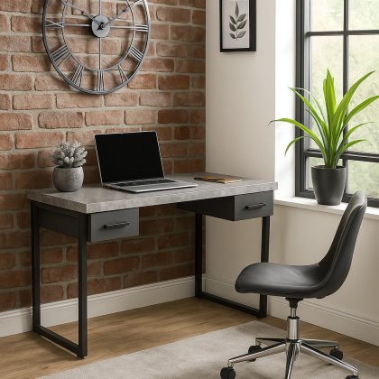 Fishbourne Stone Desk with Drawers Fishbourne Stone Desk with Drawers