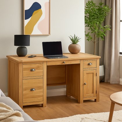 Northwood Double Pedestal Desk Northwood Double Pedestal Desk