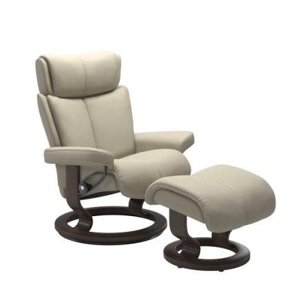 Stressless Large Magic Chair with Footstool