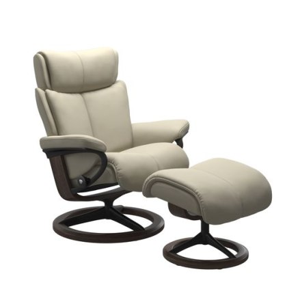 Stressless Medium Magic Chair with Footstool