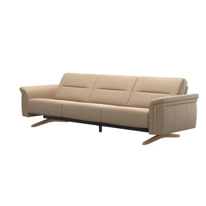 Stressless Stella 3 Seater Sofa with Wood Arms