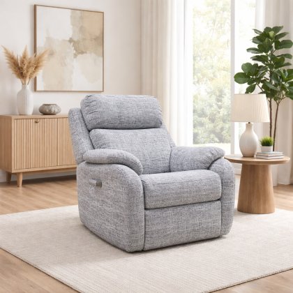 G Plan Kingsbury Power Recliner Armchair with Headrest & Lumbar