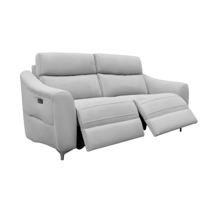 G Plan Monza 3 Seater Double Power Recliner Sofa with USB