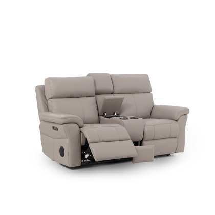 La-Z-Boy Dixie 2 Seater Power Recliner with Head Tilt and Console