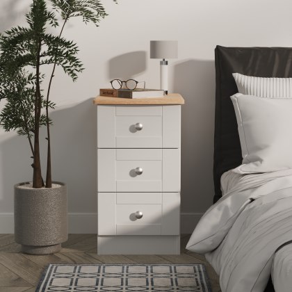 Shalfleet 3 Drawer Bedside