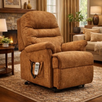Sherborne Beaumont Small 1 Motor Electric Riser Recliner with Adjustable Headrest