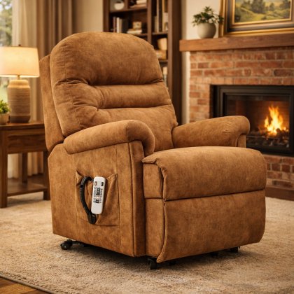 Sherborne Beaumont Small 2 Motor Electric Riser Recliner with Adjustable Headrest and Lumbar