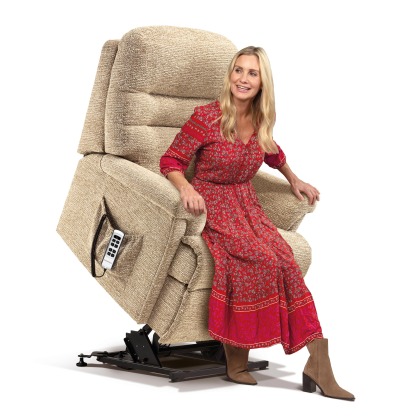 Sherborne Beaumont Standard 1 Motor Electric Riser Recliner with Adjustable Lumbar Sherborne Beaumont Standard 1 Motor Electric Riser Recliner with Adjustable Lumbar