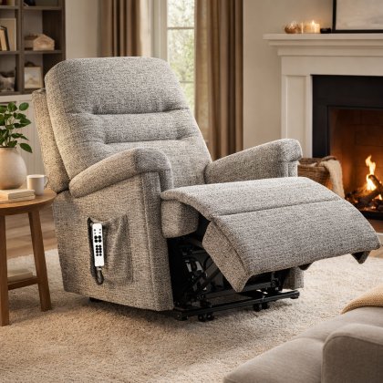 Sherborne Beaumont Royale 1 Motor Electric Riser Recliner with Adjustable Headrest and Lumbar Sherborne Beaumont Royale 1 Motor Electric Riser Recliner with Adjustable Headrest and Lumbar