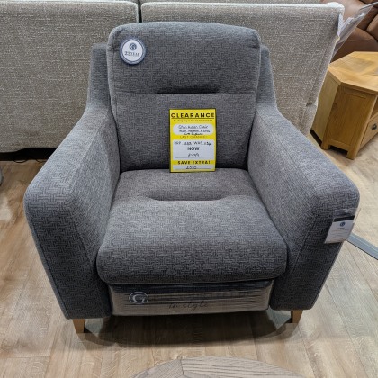 G Plan Austen Chair Power Footrest In W154 Link Elysium (ex display) SOLD AS SEEN G Plan Austen Chair Power Footrest In W154 Link Elysium (ex display) SOLD AS SEEN
