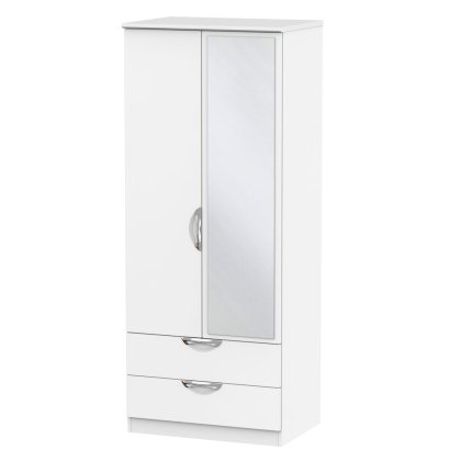 Carisbrooke 2ft6in 2 Drawer Mirror Robe