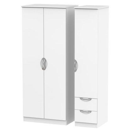 Carisbrooke Triple Plain + Drawer Robe