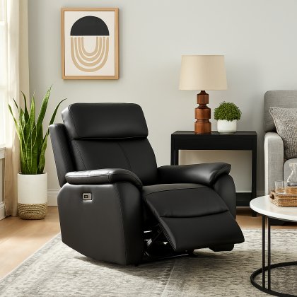 Kinsley Leather Power Recliner Chair