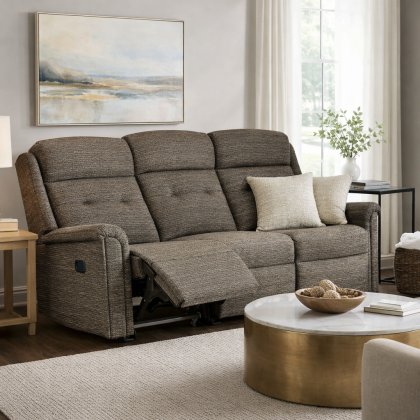 Sherborne Roma Small Powered Reclining 3 Seater with Head Adjust