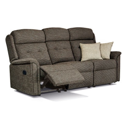 Sherborne Roma Small Rechargeable Powered Reclining 3 Seater with Head Adjust