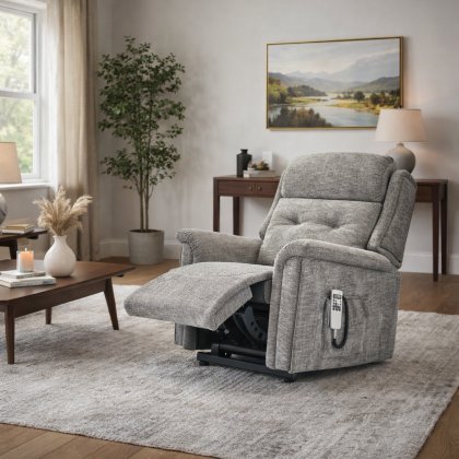 Sherborne Roma Petite Cloud Comfort Riser Recliner with Head & Lumbar Adjust