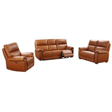Rio 2 Seater Power Recliner Sofa in Tan Rio 2 Seater Power Recliner Sofa in Tan