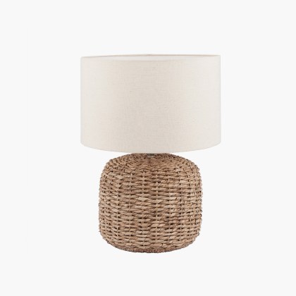Natural Woven Small Table Lamp Natural Woven Small Table Lamp