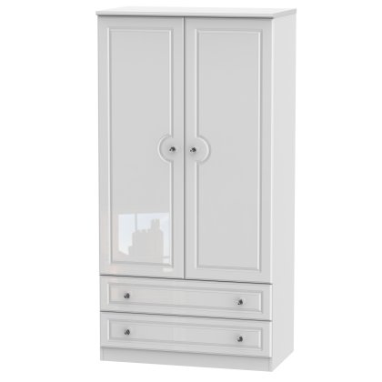 Shide 3ft 2 Drawer Robe