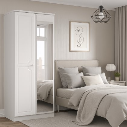 Shide Tall 2ft6in Mirror Robe Shide Tall 2ft6in Mirror Robe