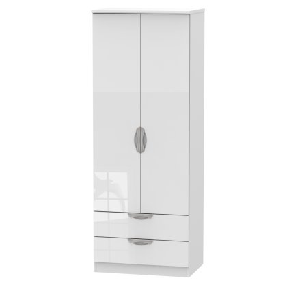 Carisbrooke Tall 2ft6in 2 Drawer Robe
