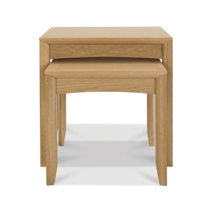 Barton Oak Nest of Tables