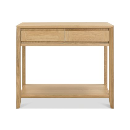 Barton Oak Console Table with Drawer