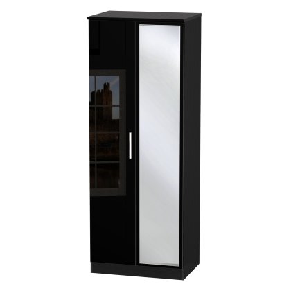 Knighton Tall 2ft6in Mirror Robe