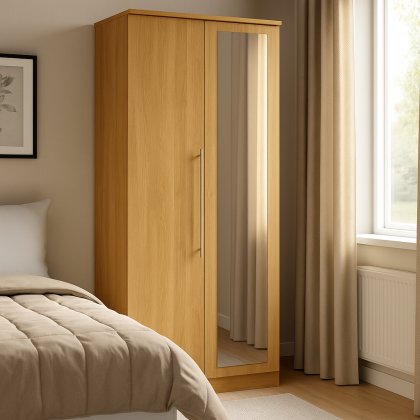 Shalcombe Tall 2ft6in Mirror Robe