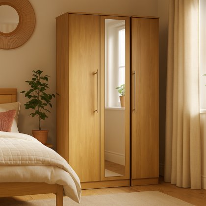 Shalcombe Tall Triple Mirror Robe