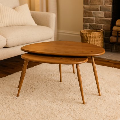 Ercol Collection Pebble Coffee Table Nest