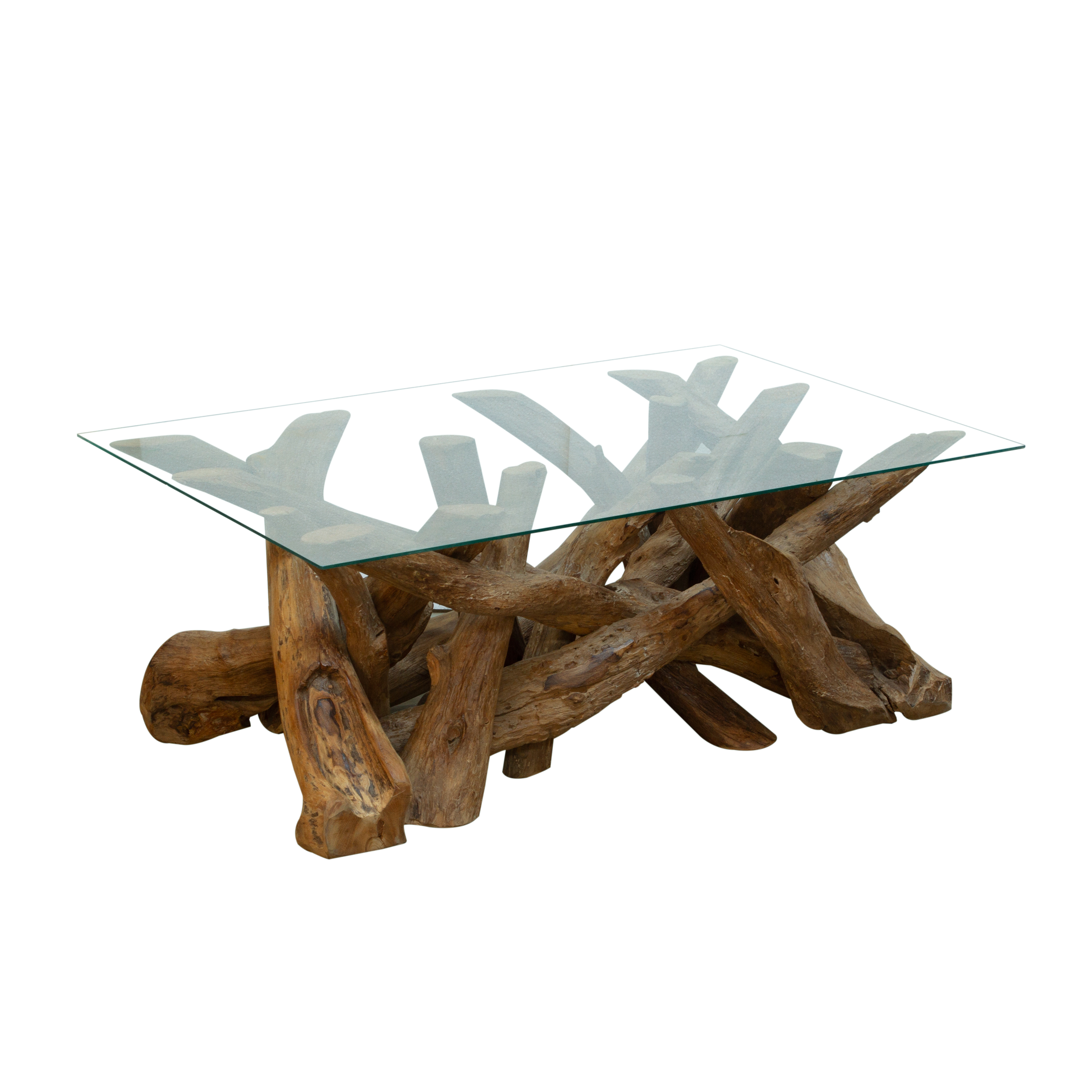 Rectangular Coffee Table with Glass Top Rectangular Coffee Table with Glass Top
