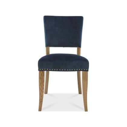 Culver Rustic Oak Upholstered Chair