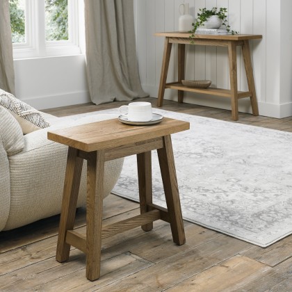 Brighstone Rustic Oak Side Table Brighstone Rustic Oak Side Table