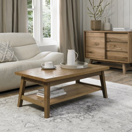 Brighstone Rustic Oak Coffee Table Brighstone Rustic Oak Coffee Table