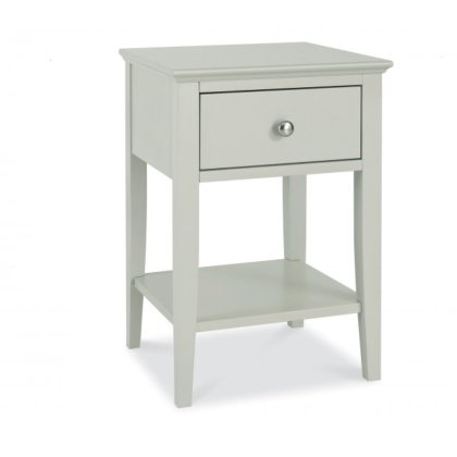 Ashby Soft Grey 1 Drawer Nightstand