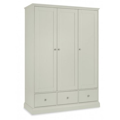 Ashby Soft Grey Triple Wardrobe