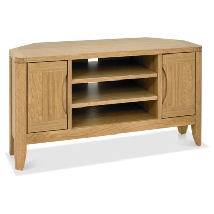 Chester Oak Corner Entertainment Unit