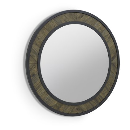 Elmfield - Fumed Oak Wall Mirror Elmfield - Fumed Oak Wall Mirror