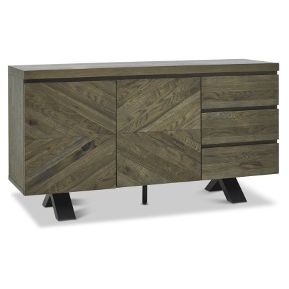Elmfield - Fumed Oak Wide Sideboard Elmfield - Fumed Oak Wide Sideboard